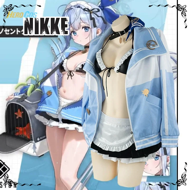 Anime Cosplay Maid - 2025 Anchor Maid Cosplay NIKKE：The Goddess