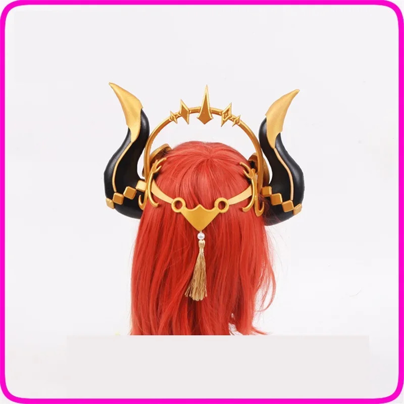 Anime Cosplay Nun - Genshin Impact Nilu Cosplay Horns Headwear