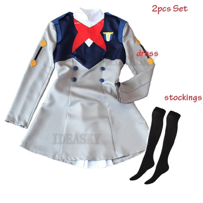 Anime Cosplay Zero Two - DARLING in the FRANXX HIRO ICHIGO