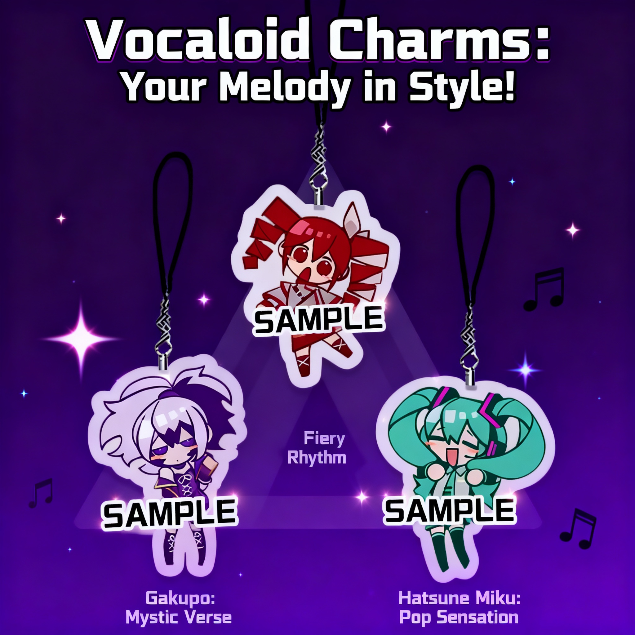 My Hero Academia Belt - Hatsune Miku Kasane Teto Phone Strap