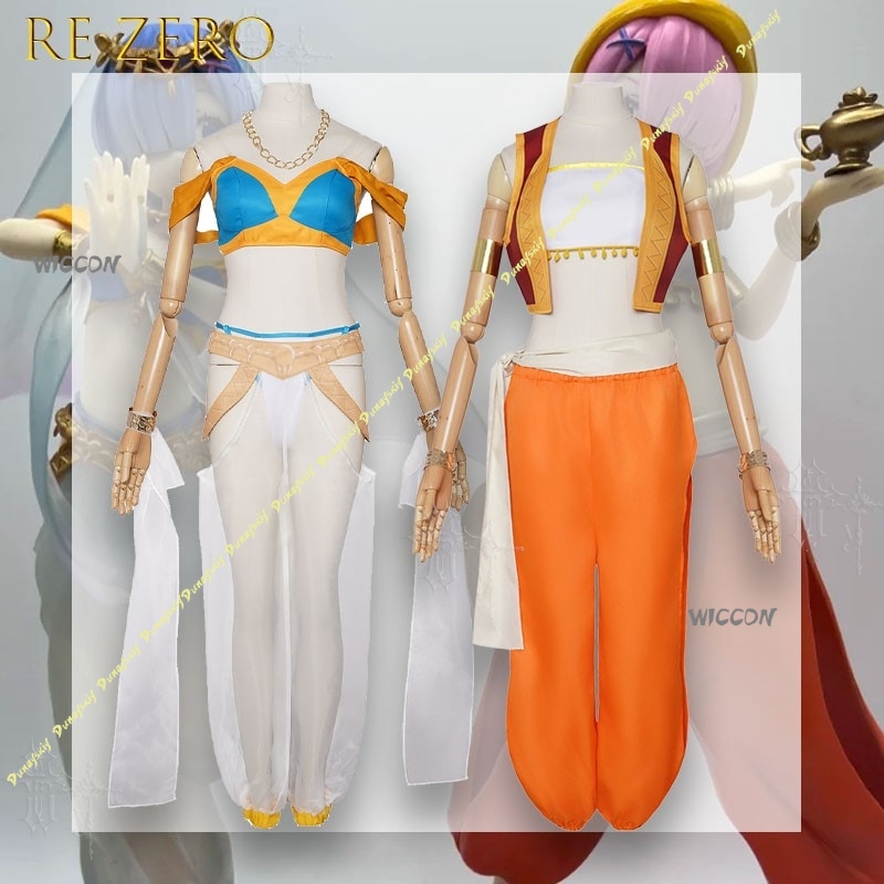 Anime Cosplay Rem - Re Zero Ram Rem Dual Female