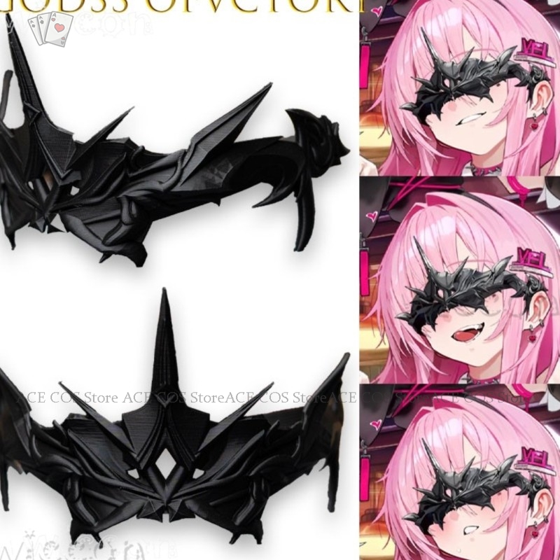 Anime Cosplay Face - Anime cosplay Velvet VicGodd Cosplay Prop