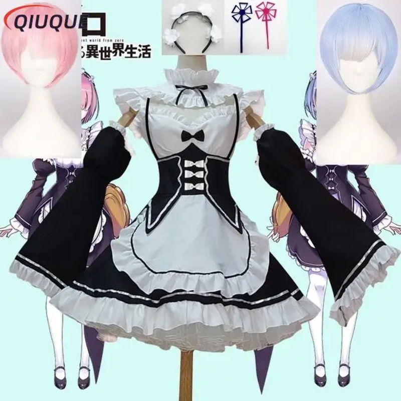 Anime Cosplay Rem - 2025 New Cosplay Anime Re:zero Kara