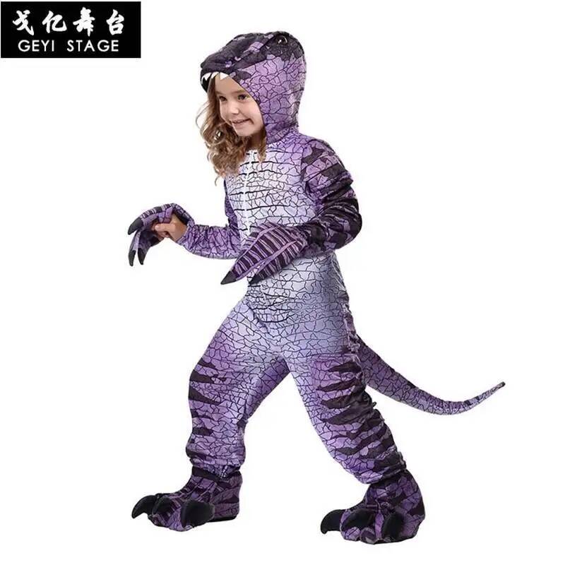 Anime Cosplay For Girls - Raptor Halloween new Purple Raptor Jurassic