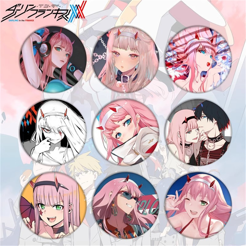 Anime Cosplay Zero Two - 58mm Anime DARLING in the FRANXX
