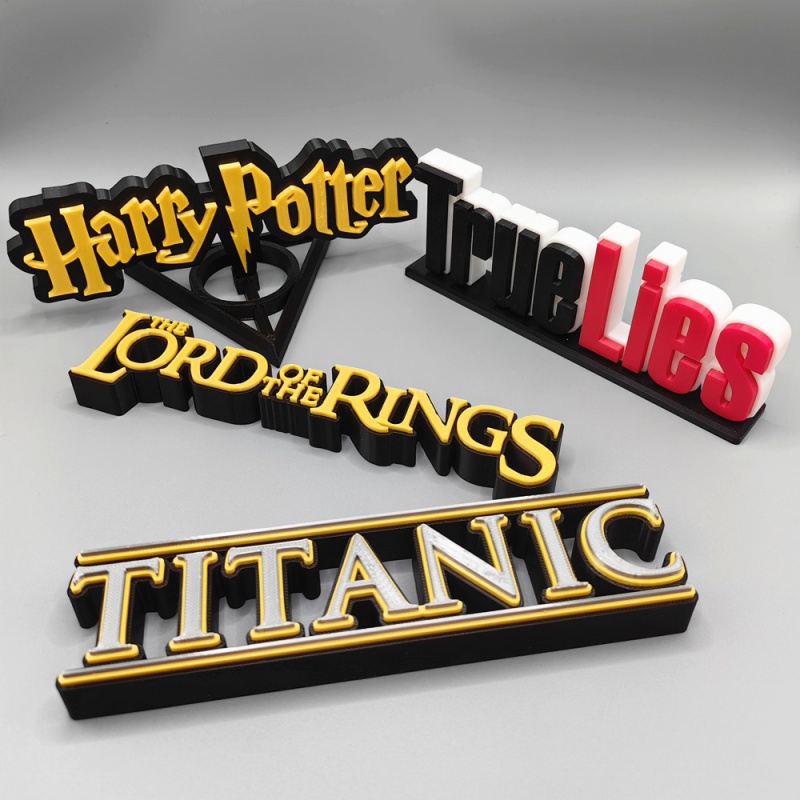 Classic Mo vie Title 3d Logo S - Anime Cosplay Title review and price