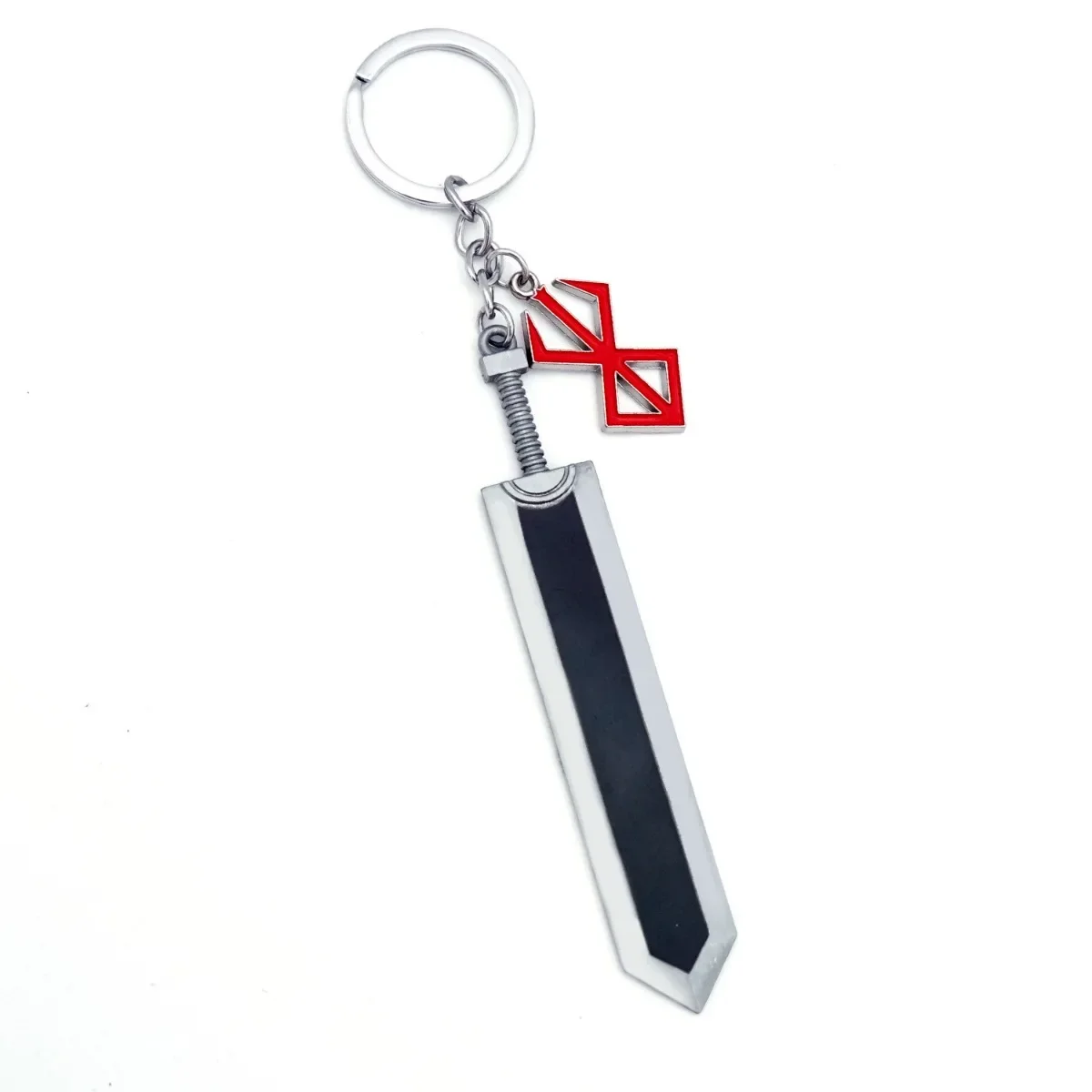 Red & Black Keychain Sword Bac - Black Clover Grimoire review and price