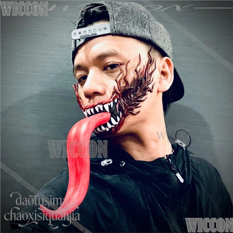 Anime Cosplay Horror Black Dem - Anime Cosplay Face review and price