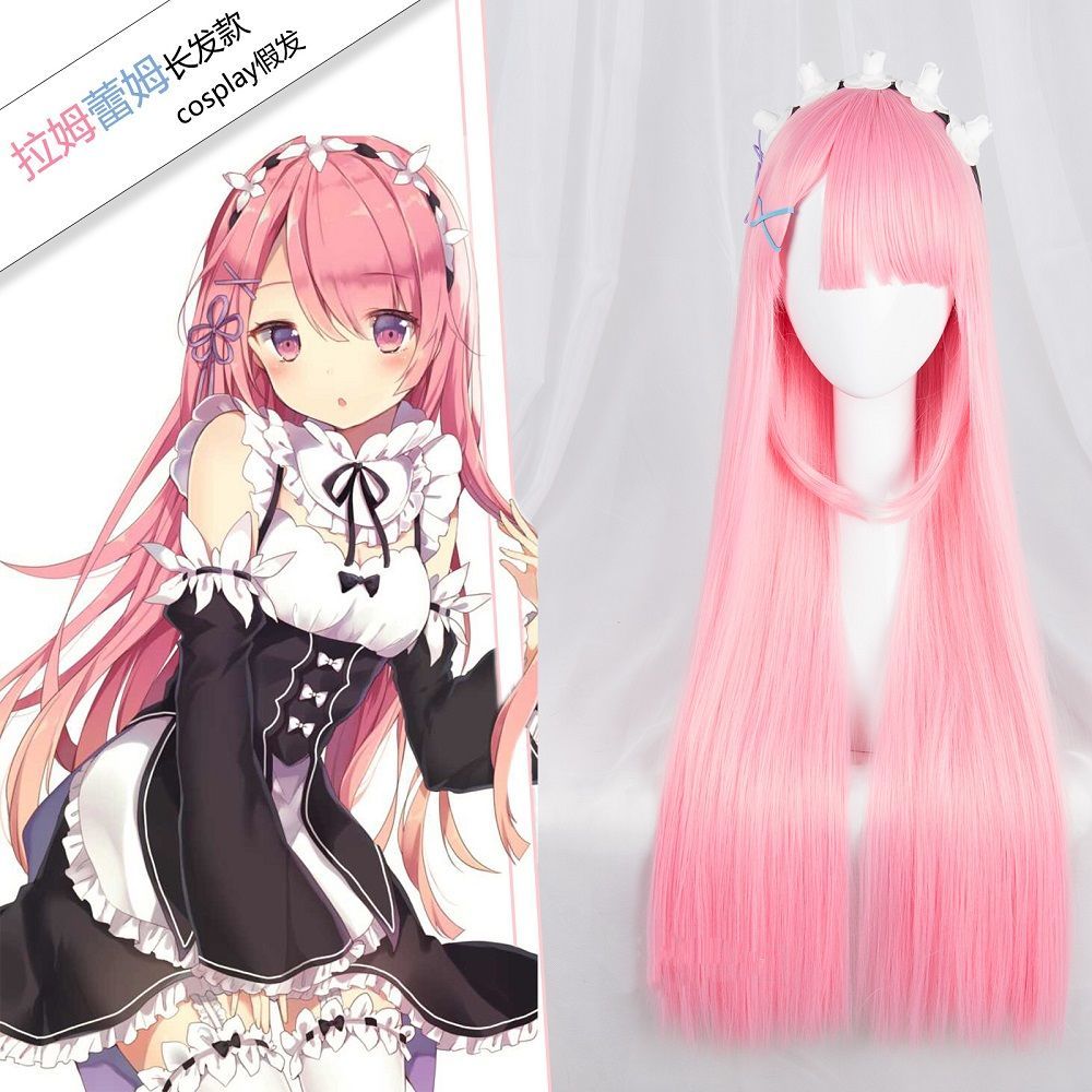 Re Zero Ram & Rem Cosplay Wig  - Anime Cosplay Rem review and price