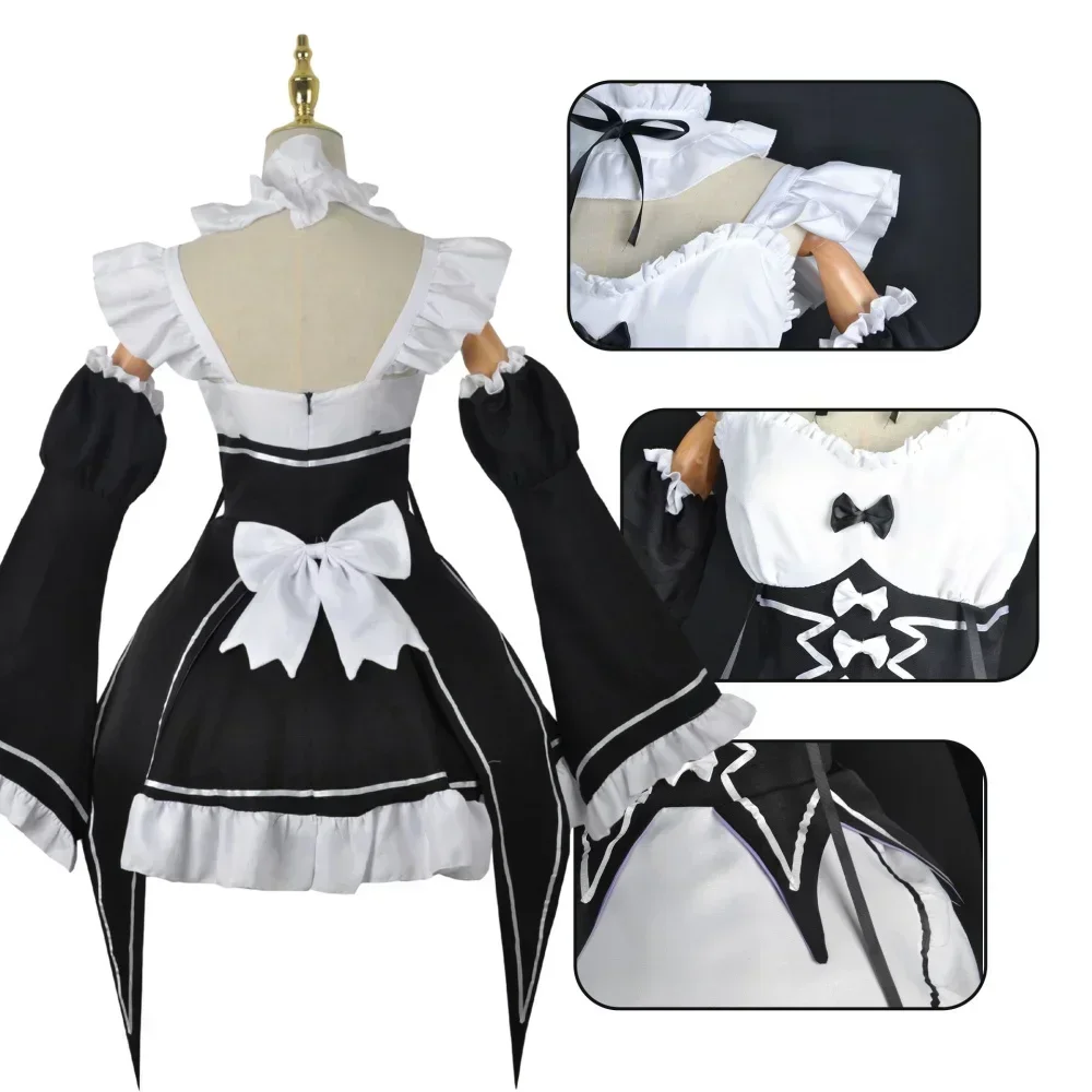 Anime Ram Rem Lolita Meid Cosp - Anime Cosplay Rem review and price