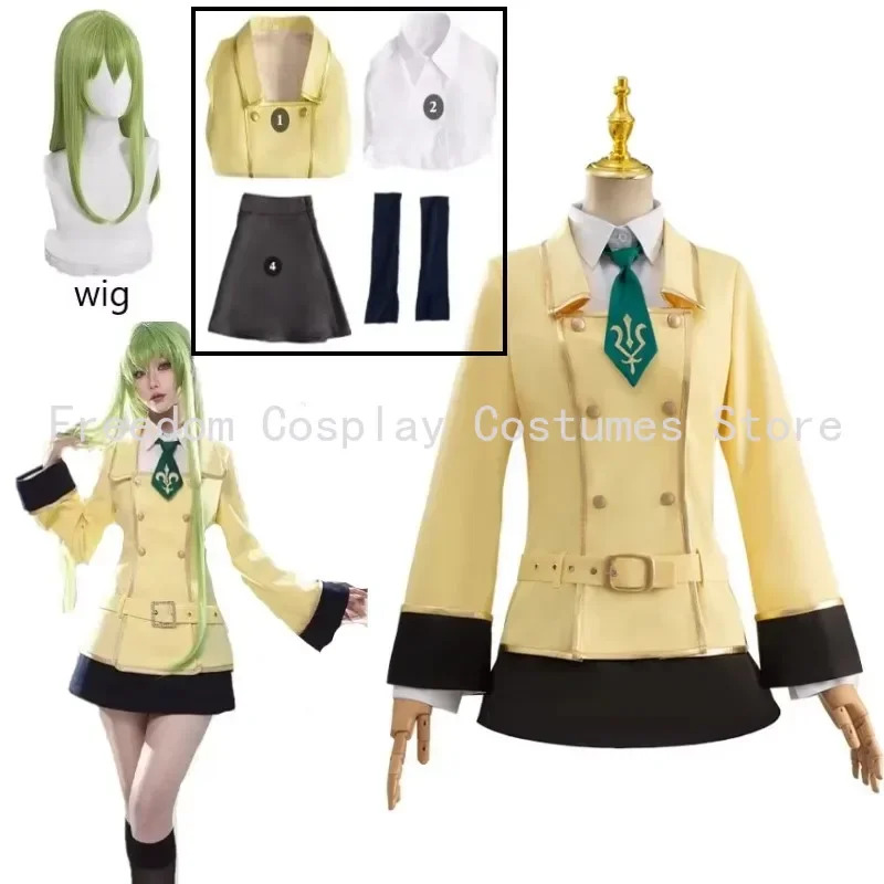 ♥ New 2026 Anime C.C. Cosplay  - Anime Cosplay Nun review and price