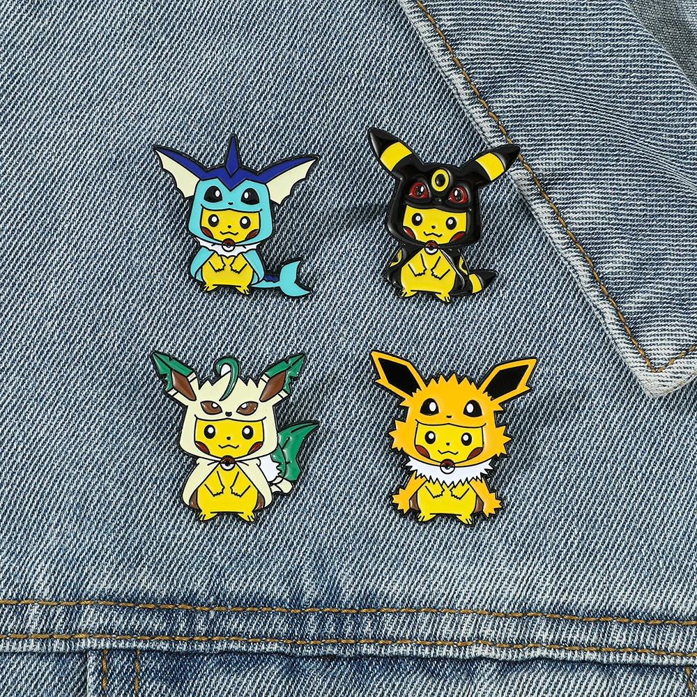 9 Pcs Creative Cartoon Brooch  - Anime Cosplay Pokemon review and price