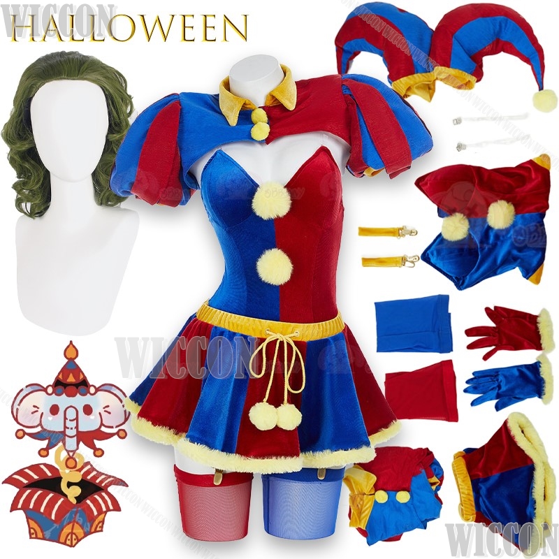Magical Circus Joker Girl Cosp - Anime Cosplay Outfits Female review and price