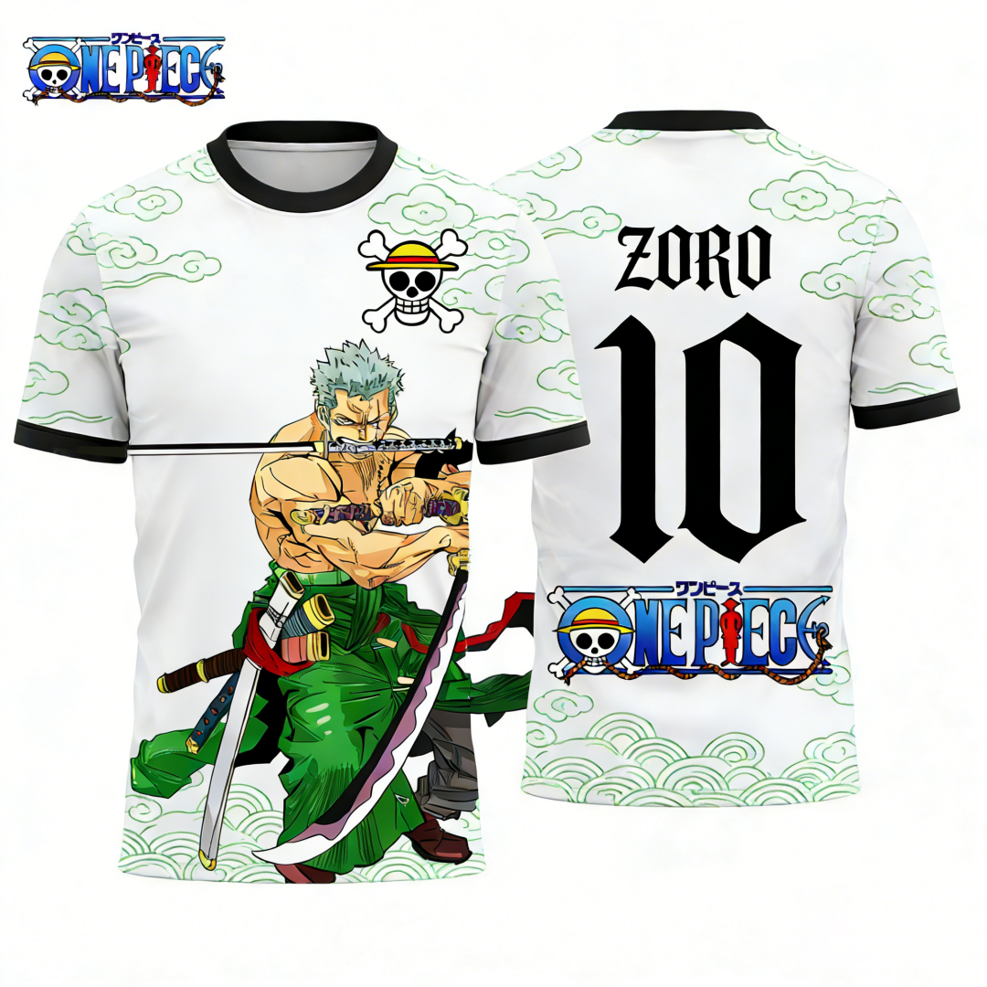One Piece's Zoro Graphic T-shi - Cosplay Anime Zoro review and price