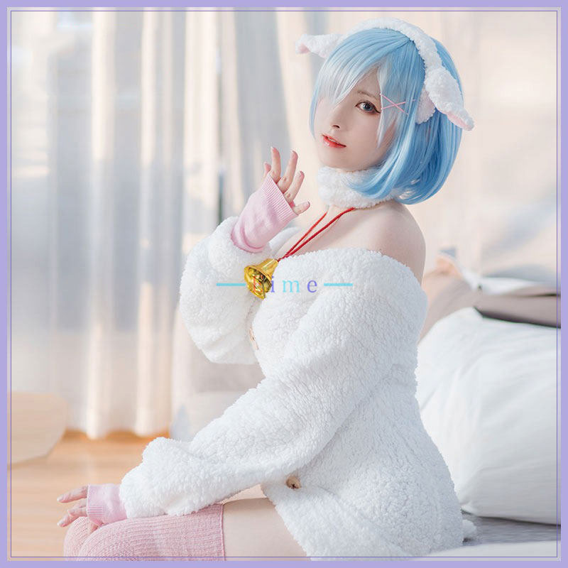 Anime Re Zero Ram Rem Cosplay  - Anime Cosplay Rem review and price