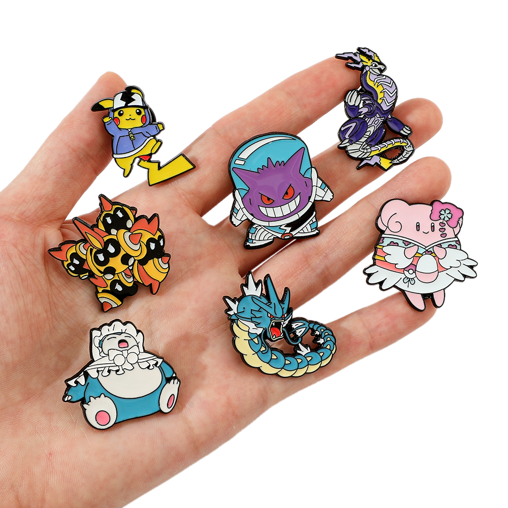 7 Pcs Cartoon Creative Persona - Anime Cosplay Pokemon review and price