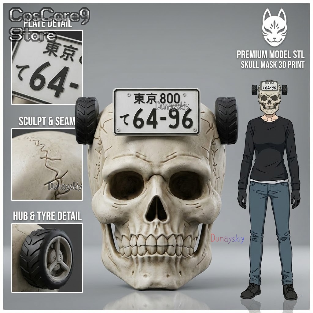 Dorohedoro Ebisu Skull Mask Co - Anime Cosplay Face review and price