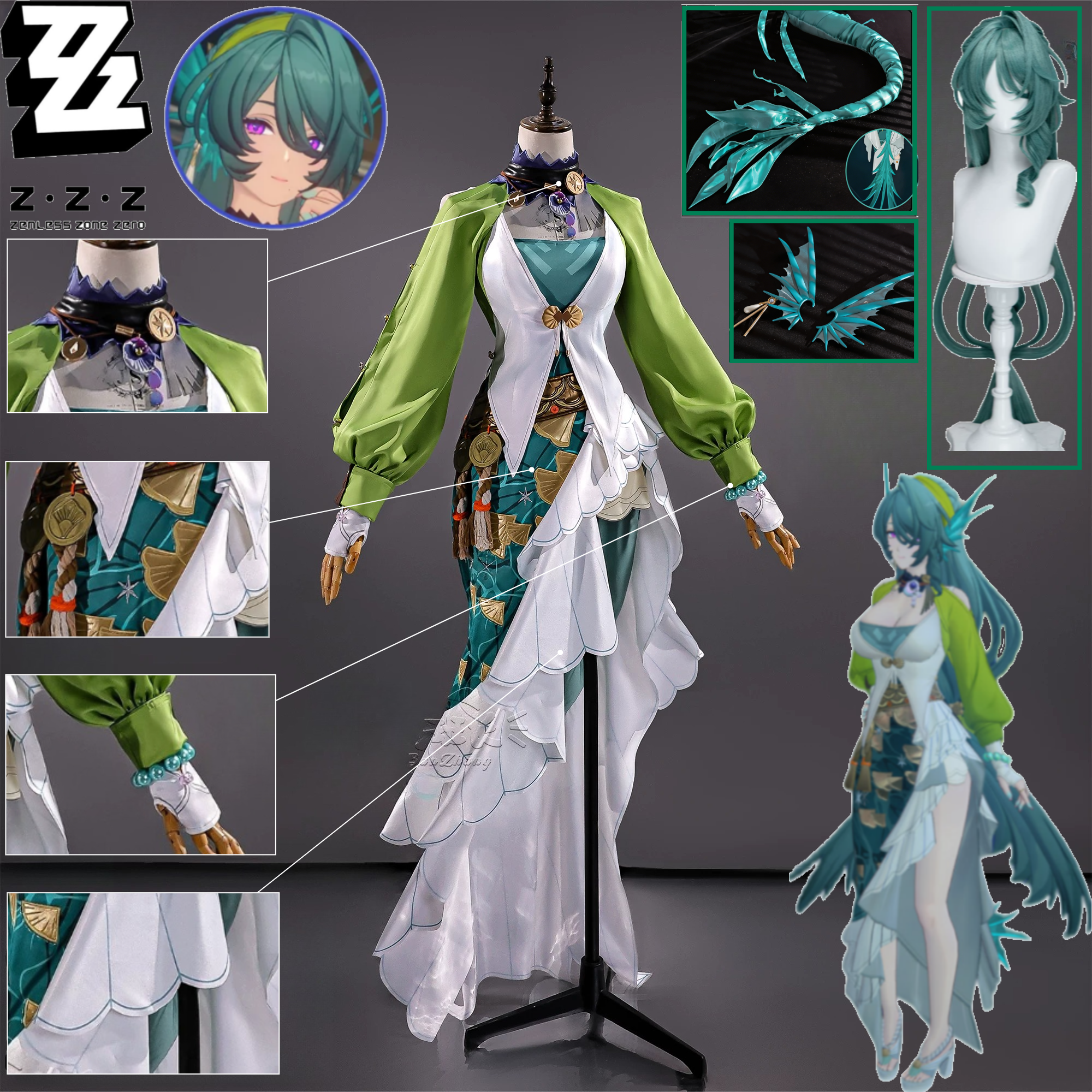 Zenless Zone Zero Cecilia Cosp - Anime Cosplay Zero Two review and price