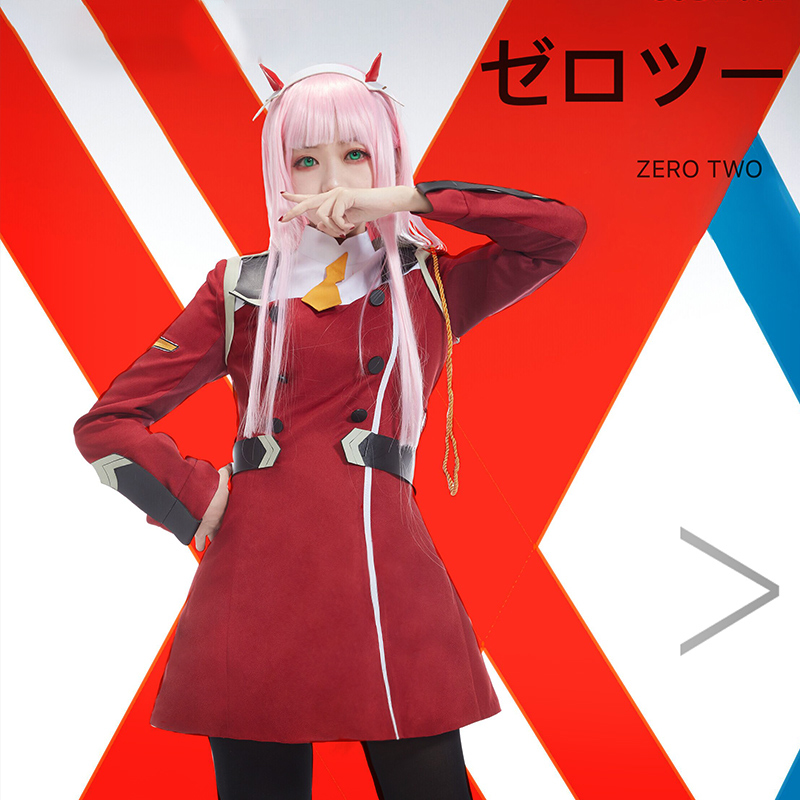 2018 New Japanese Anime DARLIN - Anime Cosplay Zero Two review and price