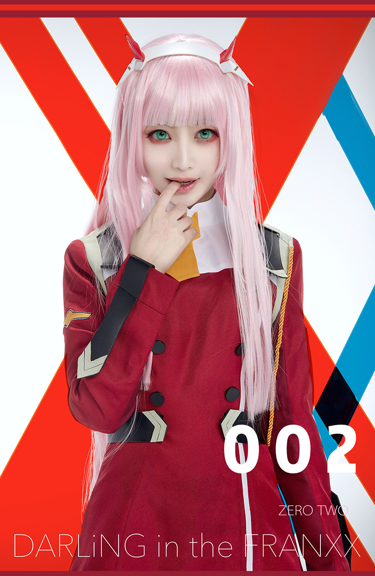 2018 New Japanese Anime DARLIN - Anime Cosplay Zero Two review and price