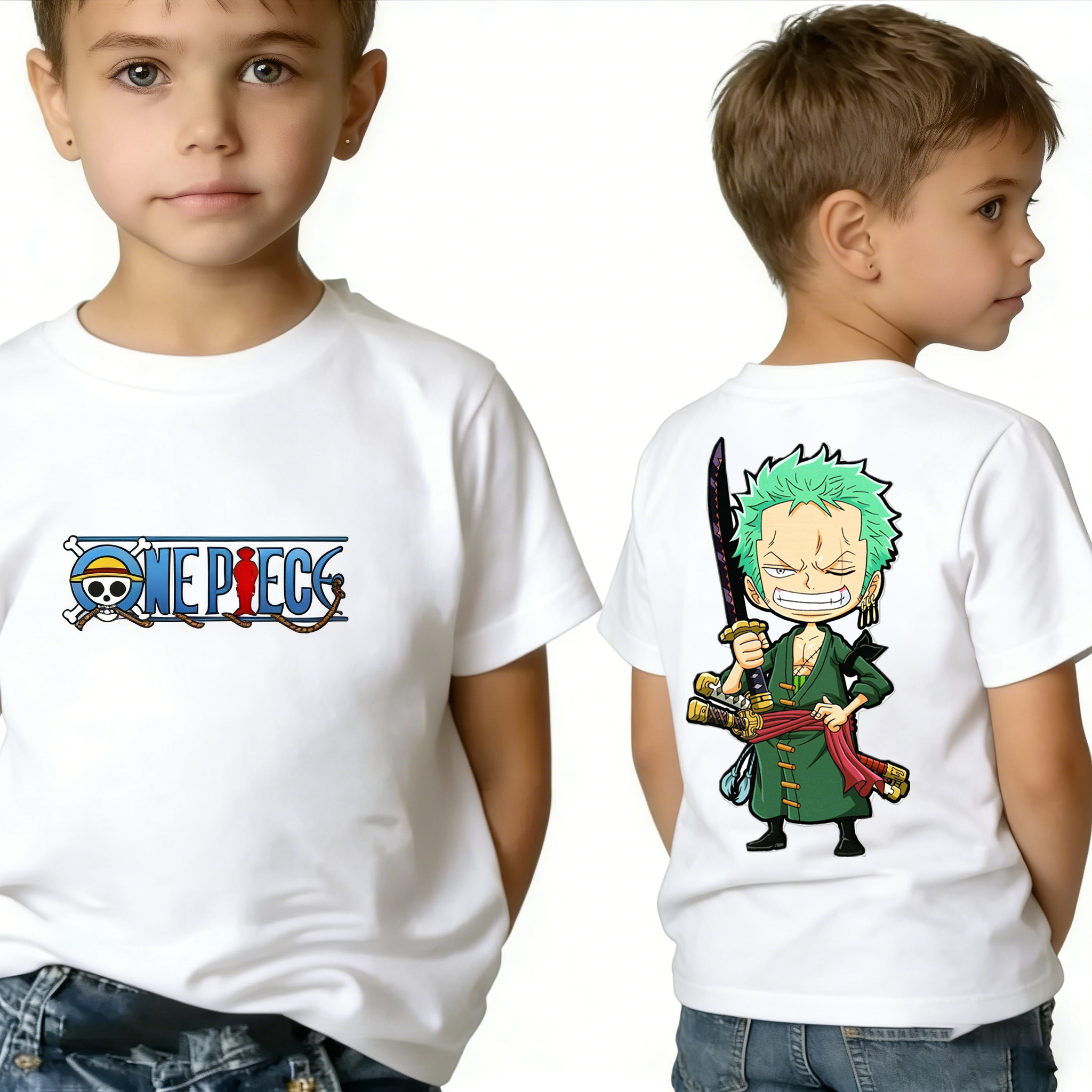 One Piece Boy's Girl's T Shirt - Cosplay Anime Zoro review and price