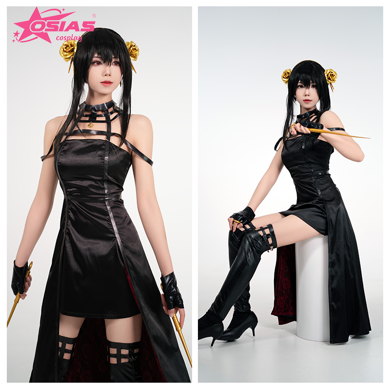 OSIAS Yor Forger Cosplay Costu - Anime Cosplay Yor Forger review and price