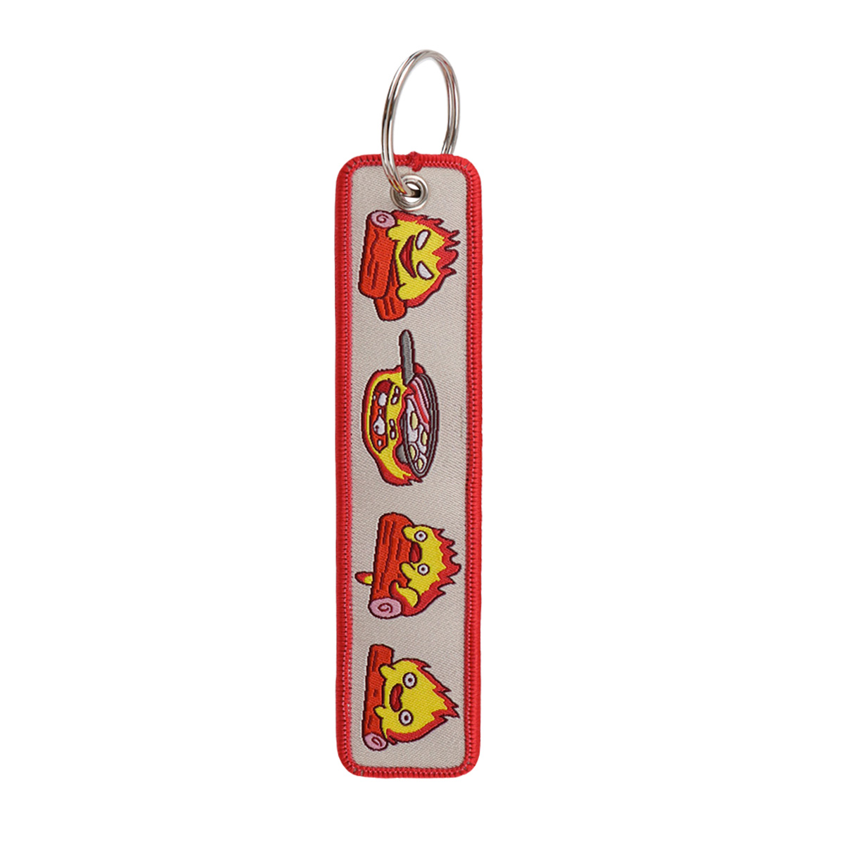 Anime Fire Embroidery Key Fobs - Anime Cosplay Face review and price