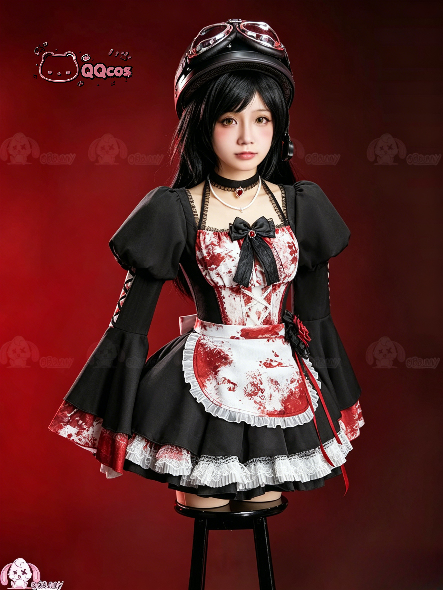 QQcos Game Cosplay Series:Goth - Anime Cosplay Maid review and price