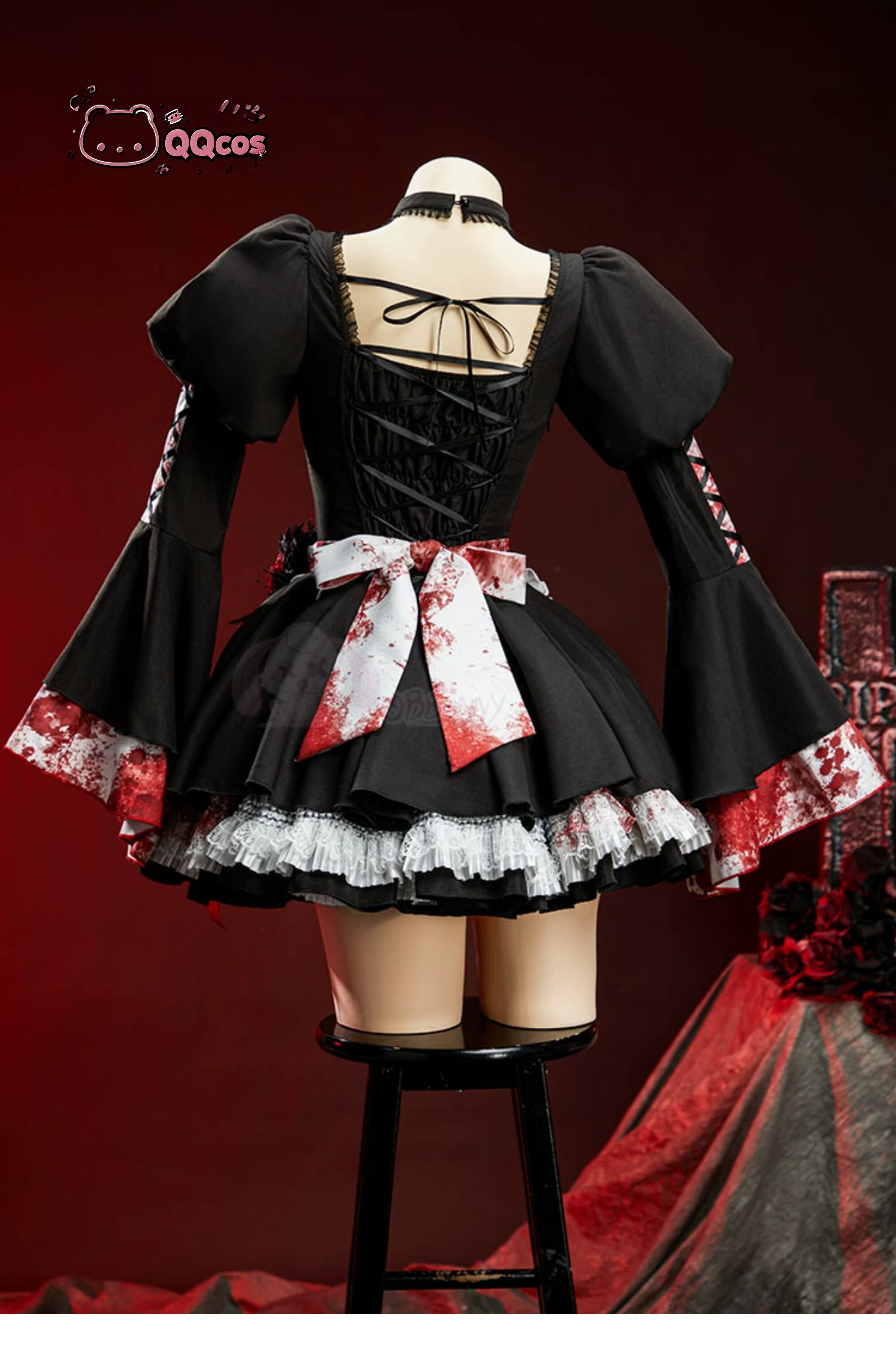 QQcos Game Cosplay Series:Goth - Anime Cosplay Maid review and price