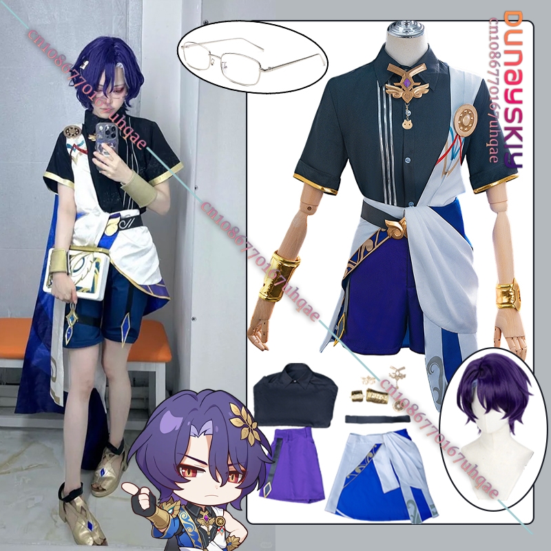 Dr Ratio Cosplay Game Honkai：S - Anime Cosplay Glasses review and price
