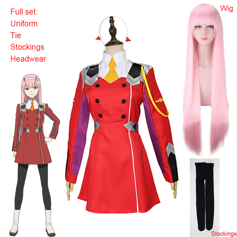 Anime 02 Dresses DARLING in th - Anime Cosplay Zero Two review and price