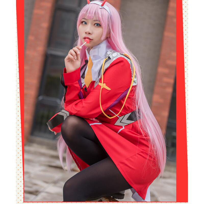Anime 02 Dresses DARLING in th - Anime Cosplay Zero Two review and price