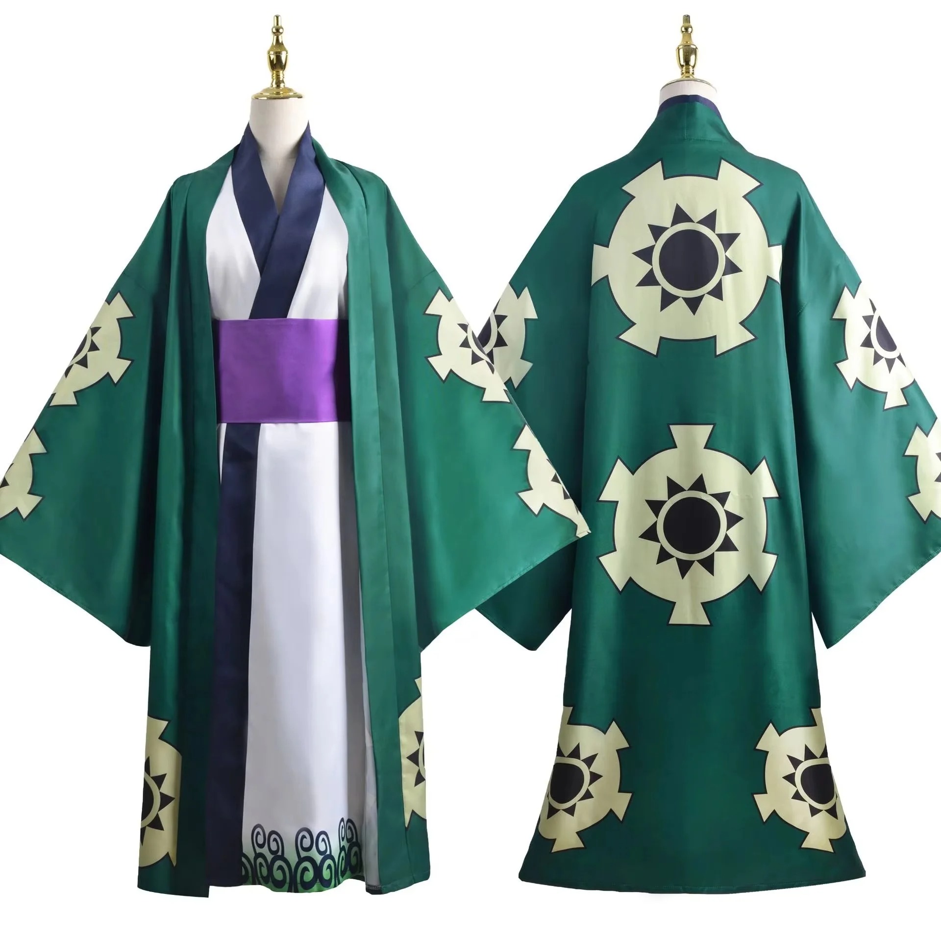 Green Roronoa Zoro Kimono Cosp - Cosplay Anime Zoro review and price