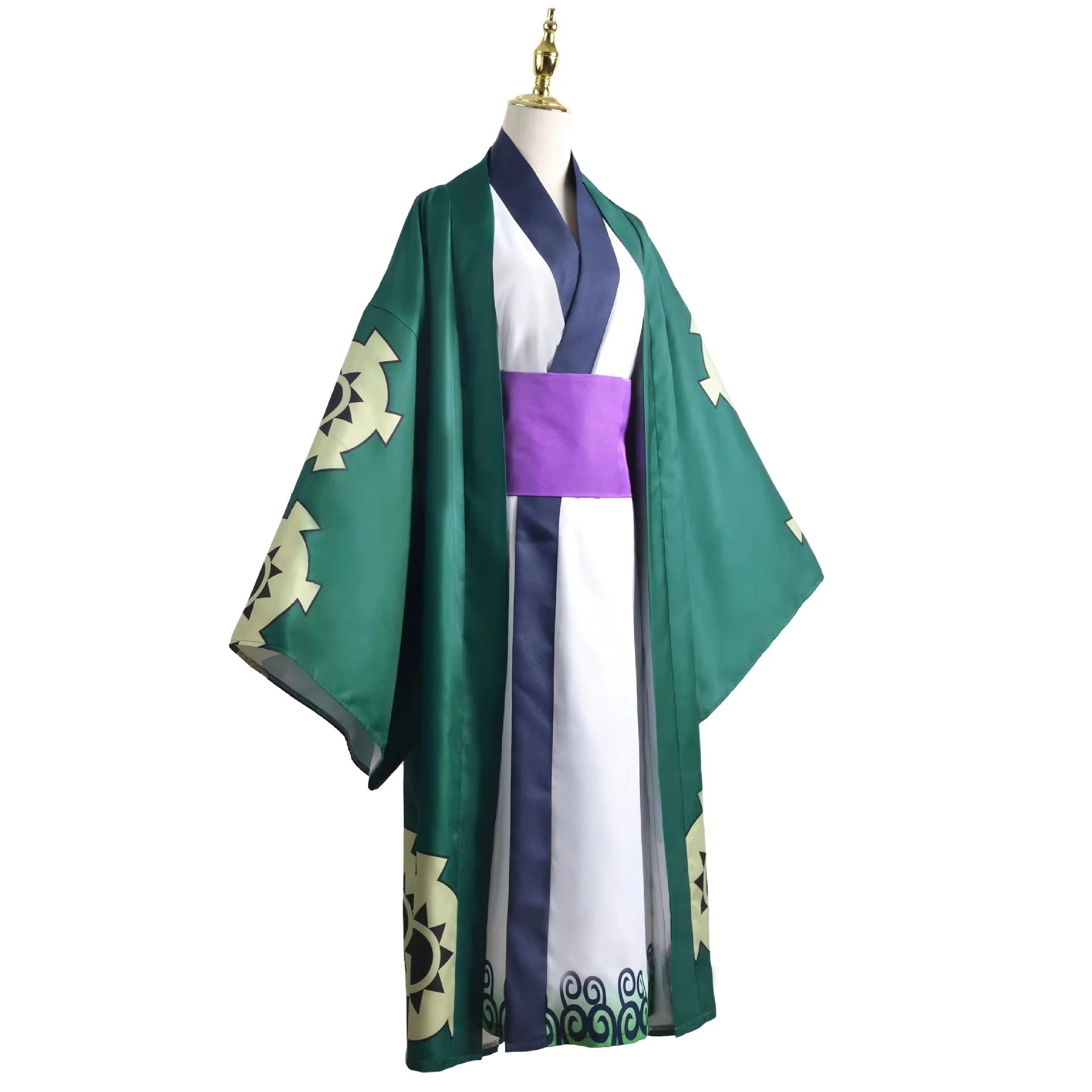 Green Roronoa Zoro Kimono Cosp - Cosplay Anime Zoro review and price