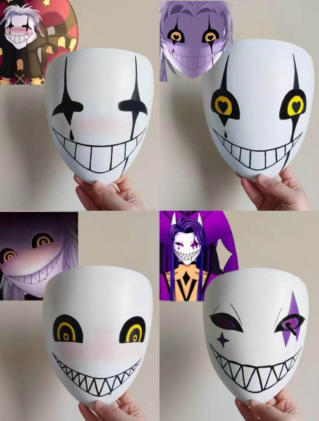 Anime The Freak Circus Pierrot - Anime Cosplay Face review and price