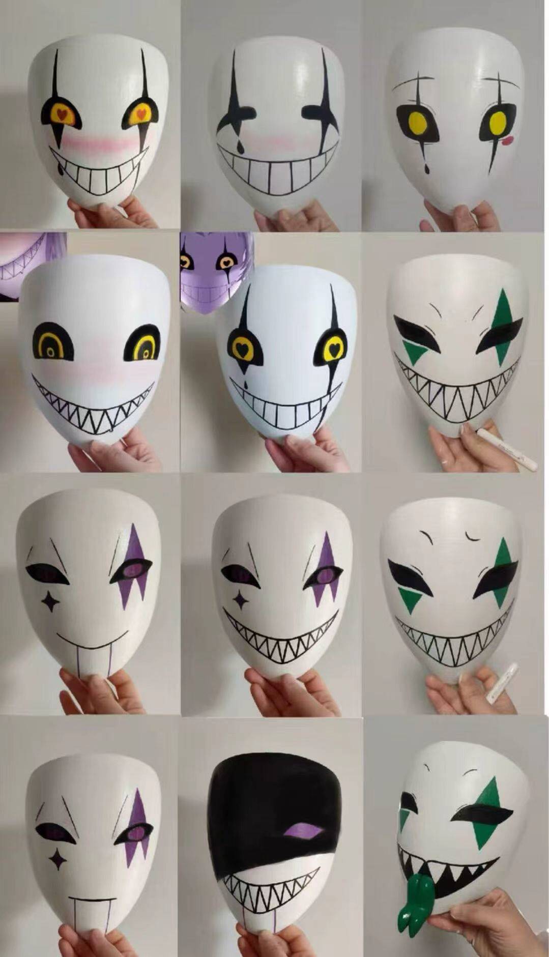 Anime The Freak Circus Pierrot - Anime Cosplay Face review and price