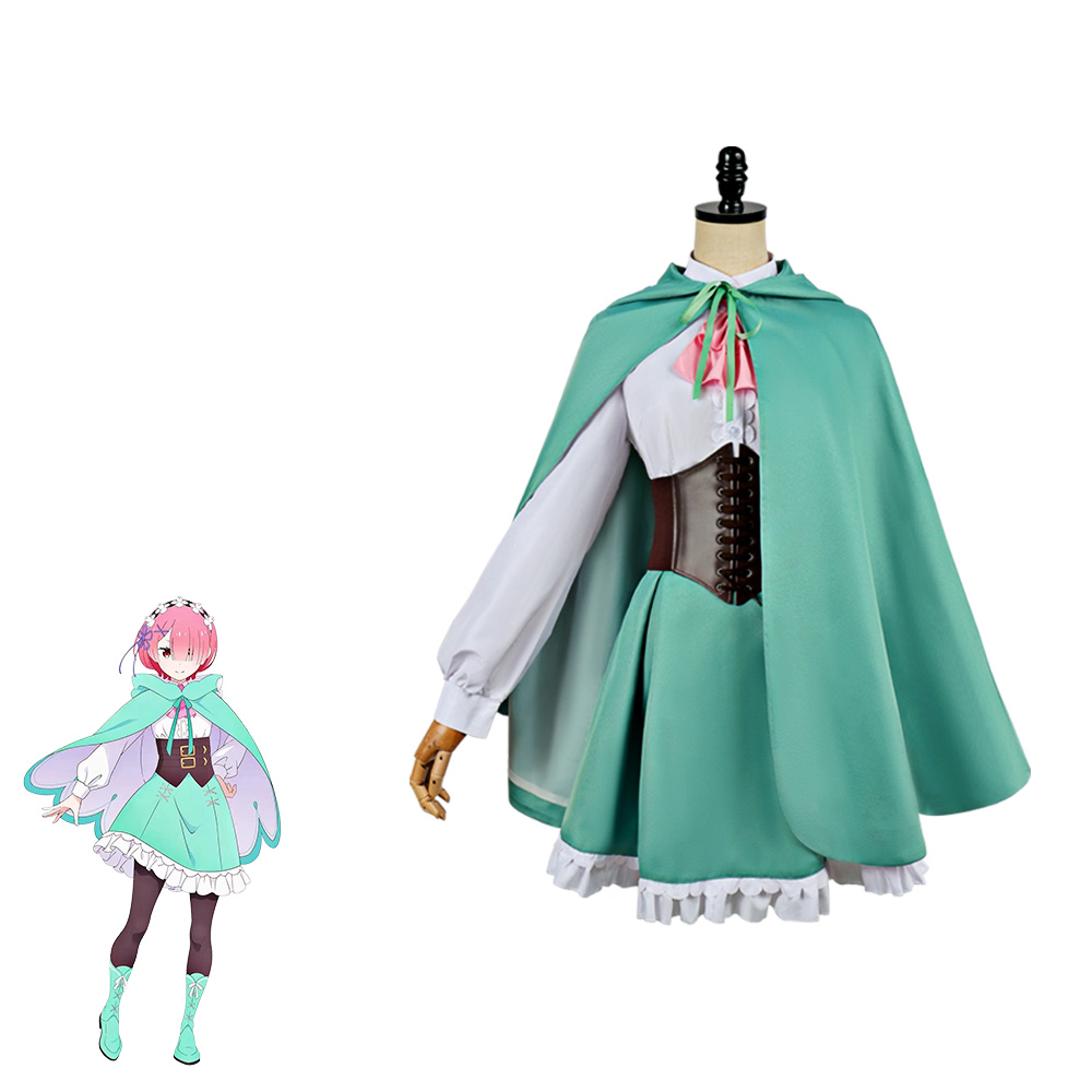 Anime Re:Zero Rem Ram Cosplay  - Anime Cosplay Rem review and price