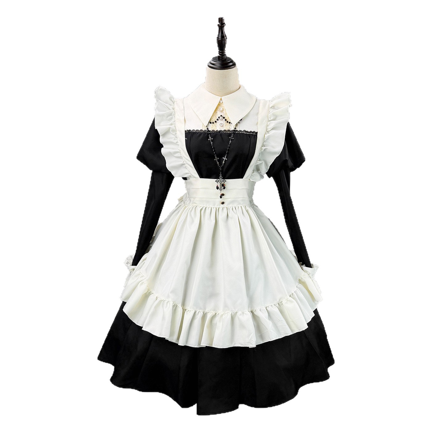 Maid Lolita Dress Long Puff Sl - Anime Cosplay Maid review and price