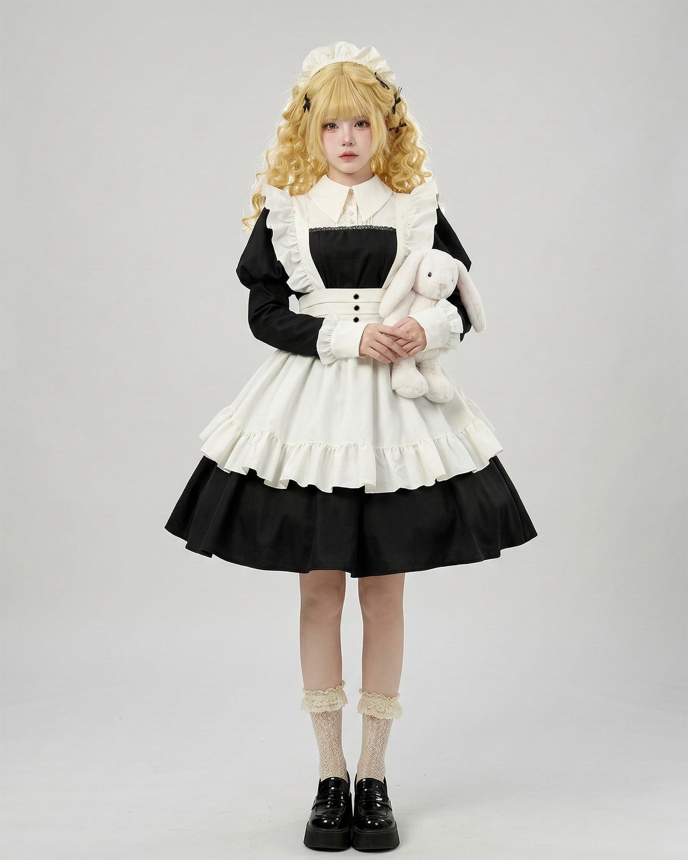 Maid Lolita Dress Long Puff Sl - Anime Cosplay Maid review and price