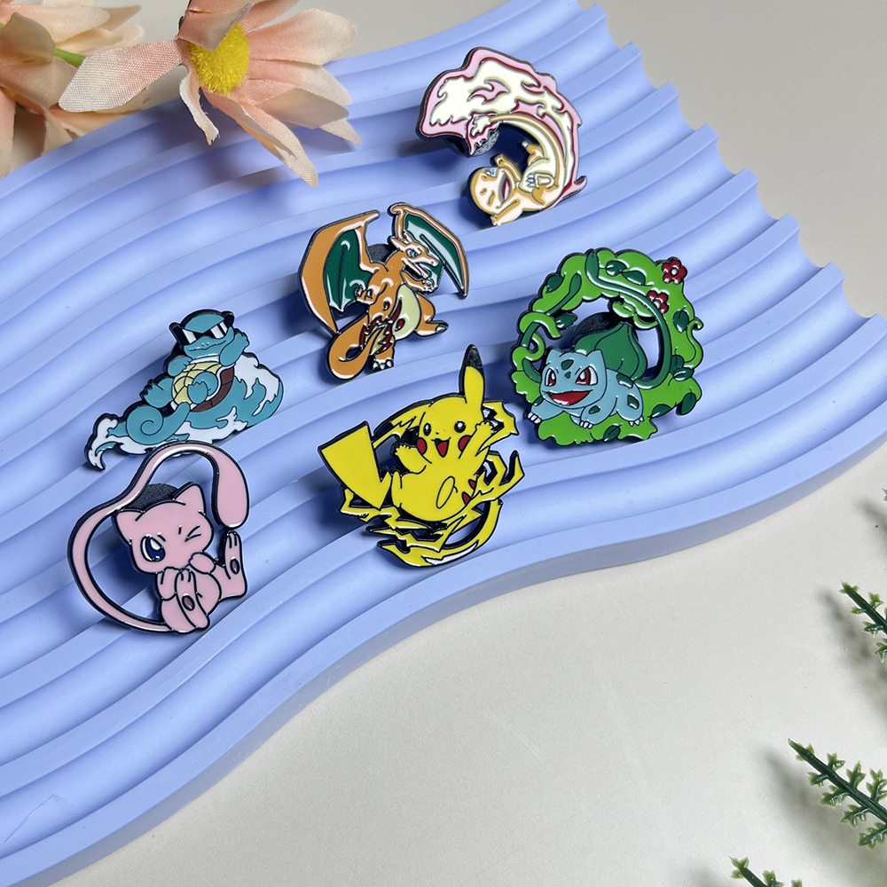 6pcs Anime Pins Set Pokemon En - Anime Cosplay Pokemon review and price